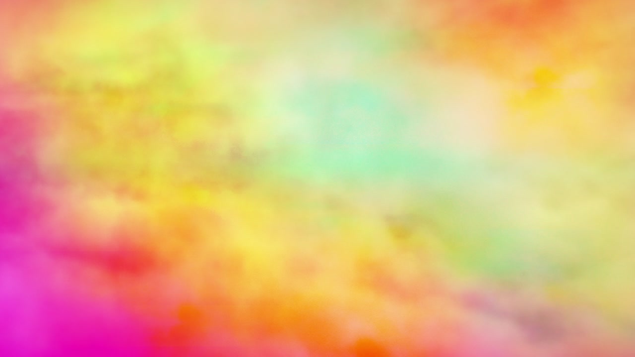 Fondo 4K continuo de humo multicolor mezclándose.