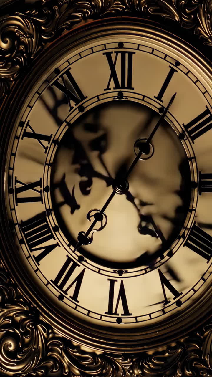 Orologio da parete ornato antico
