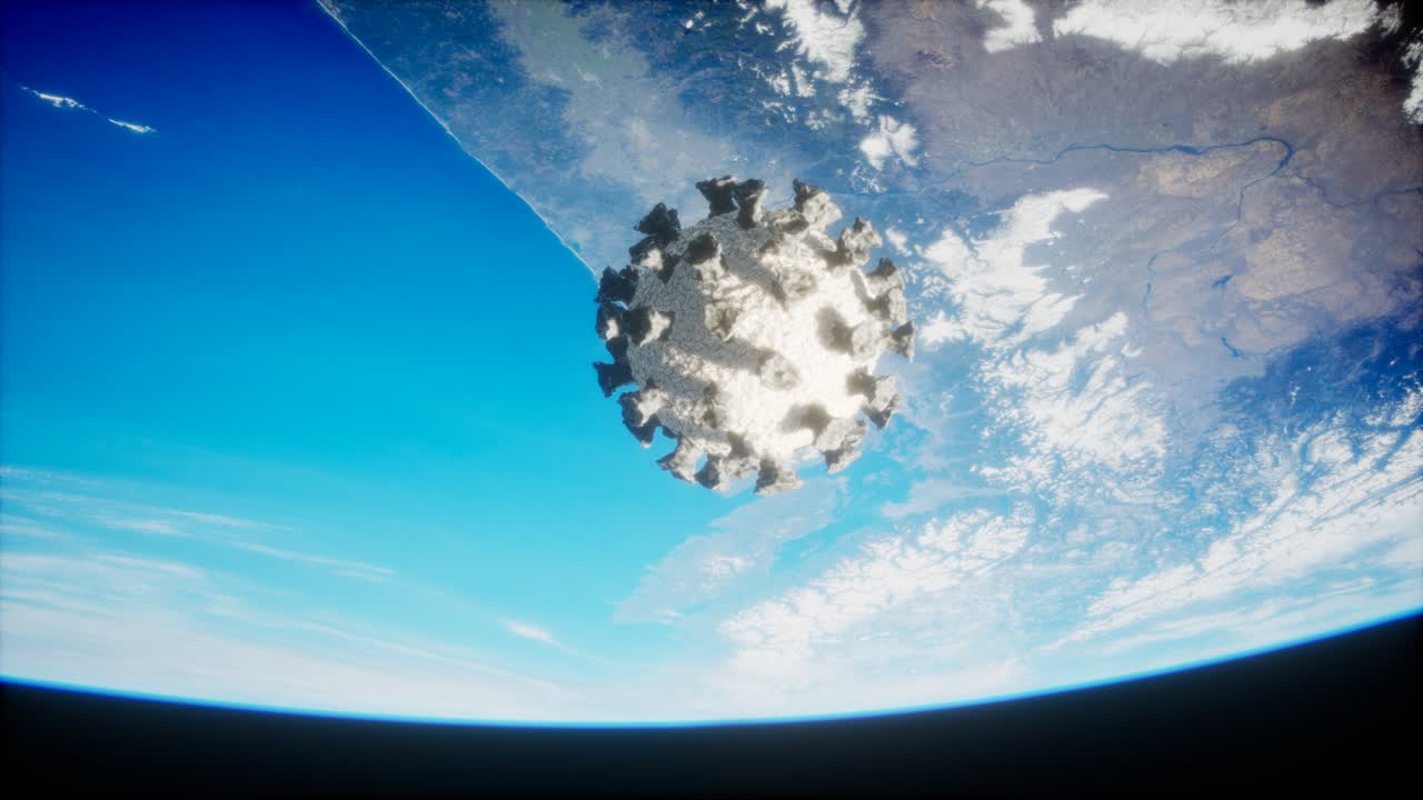 coronavirus covid-19 en la órbita de la tierra