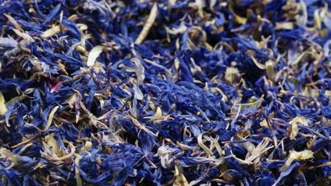dried blue cornflower petals