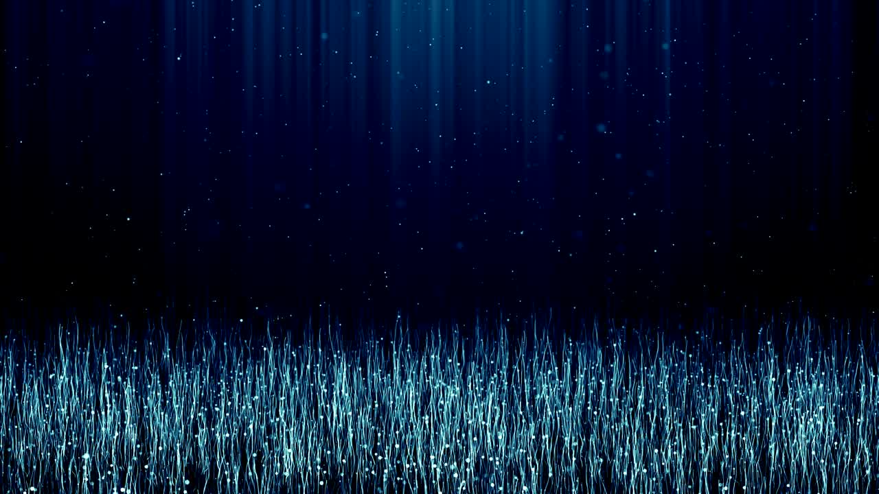 Particles Blue dust abstract light bokeh motion titles cinematic background loop