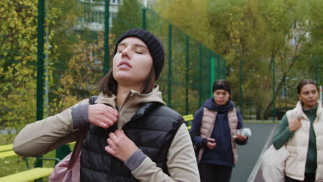 Women-leaving-soccer-field