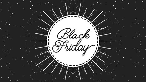 vintage frame black friday dotted background black friday animation hd