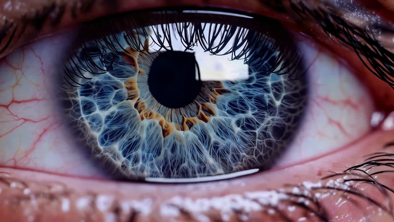 primer plano de un ojo humano