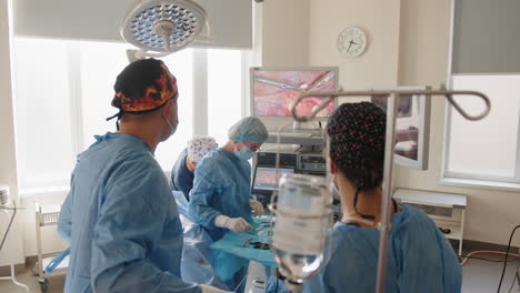 surgical team in operating room