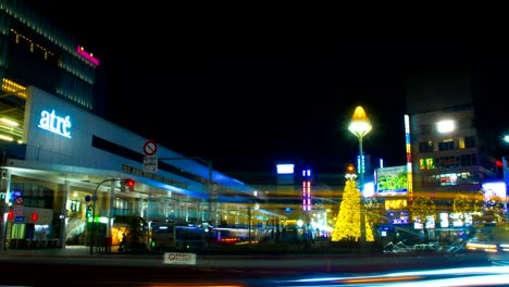 night hyper lapse 4k at kichijouji deep focus slow shutter