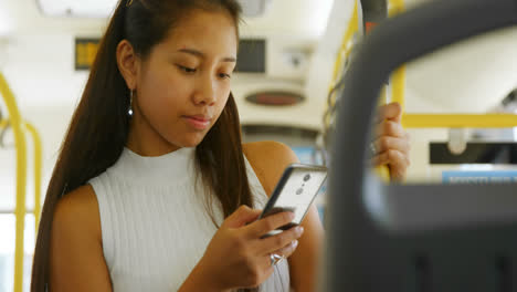 teenage girl using mobile phone 4k