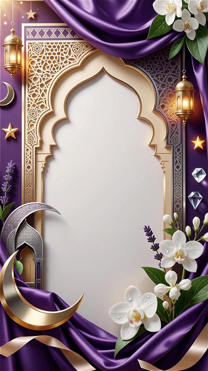 Compleanno del Profeta Maometto Mawlid al-Nabi Sfondo Islamico