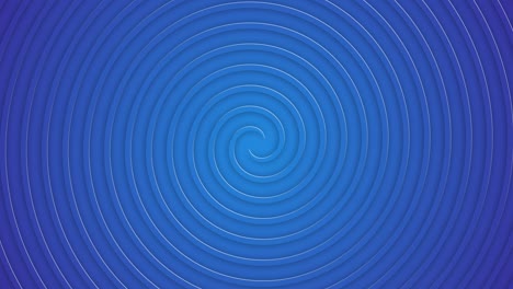 background with twisting spiral circles effect. hypnosis visualisation conept - endless spiral. blue rings 3d animation