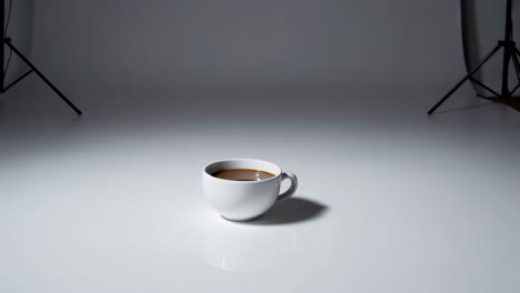 coffee cup splash photography