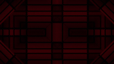 red dot pattern on dark background