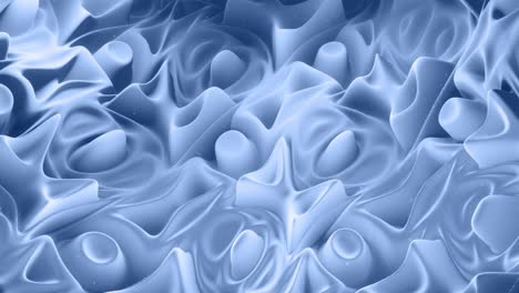 hermosa superficie 3d abstracta con chispas de brillo, ondas 3d abstractas se ejecutan en la superficie en bucle. gradiente gris negro, material mate suave con brillo interno ligero. animación 4k suavemente
