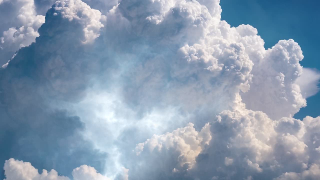 have dark thick clouds in the sky, storm.