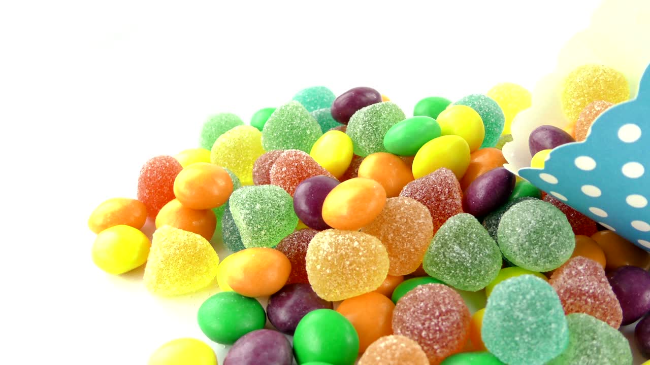 caramelo dulce gelatina y delicioso postre de azúcar