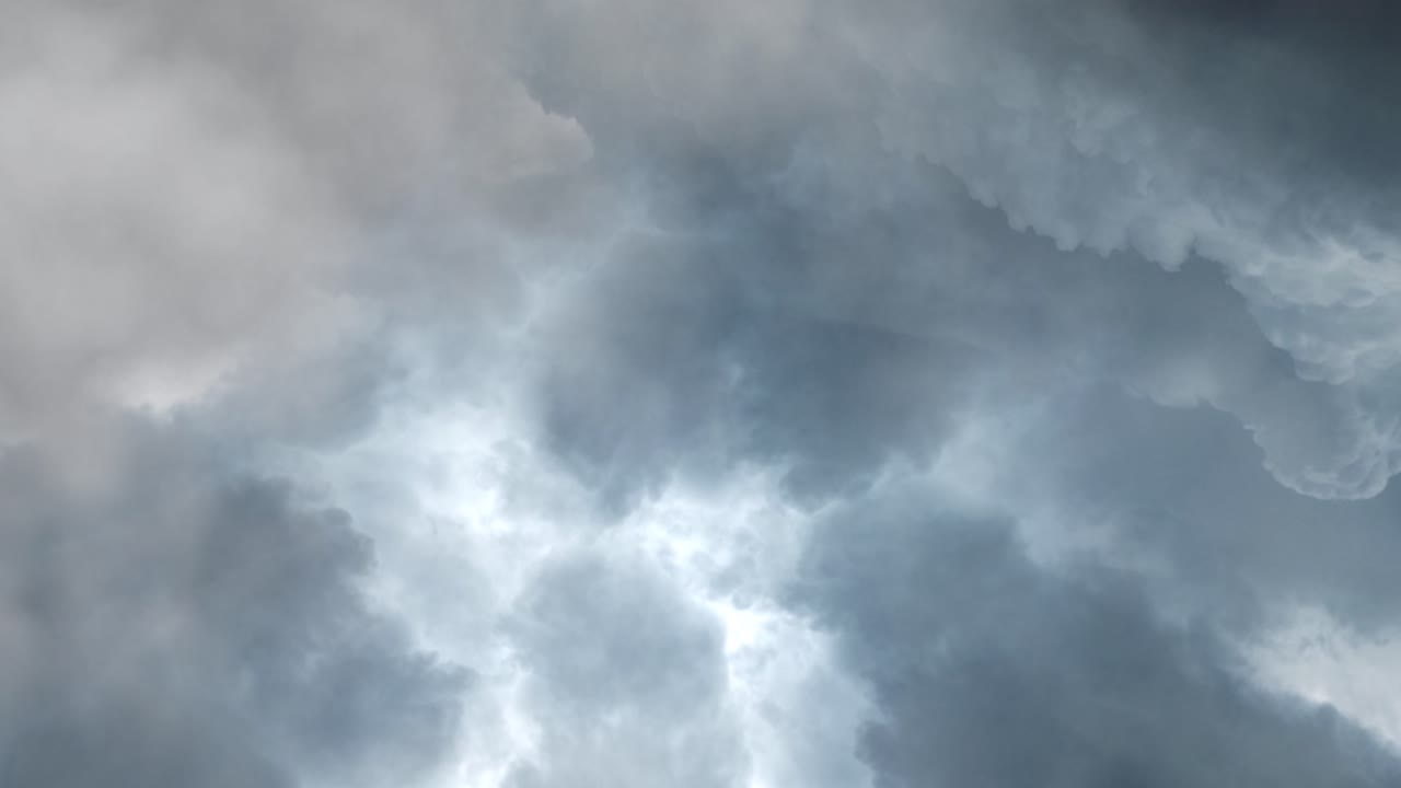 nature background, Lightning Strikes on the dark sky