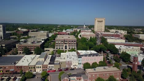 small city america...spartanburg south carolina aerial