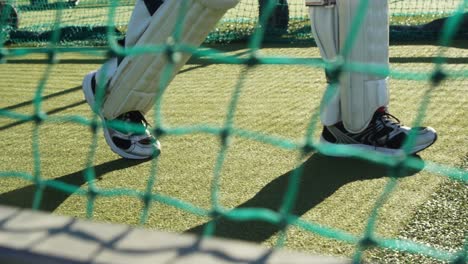 Cricketspieler,-Der-Während-Einer-Trainingseinheit-Auf-Dem-Spielfeld-Läuft