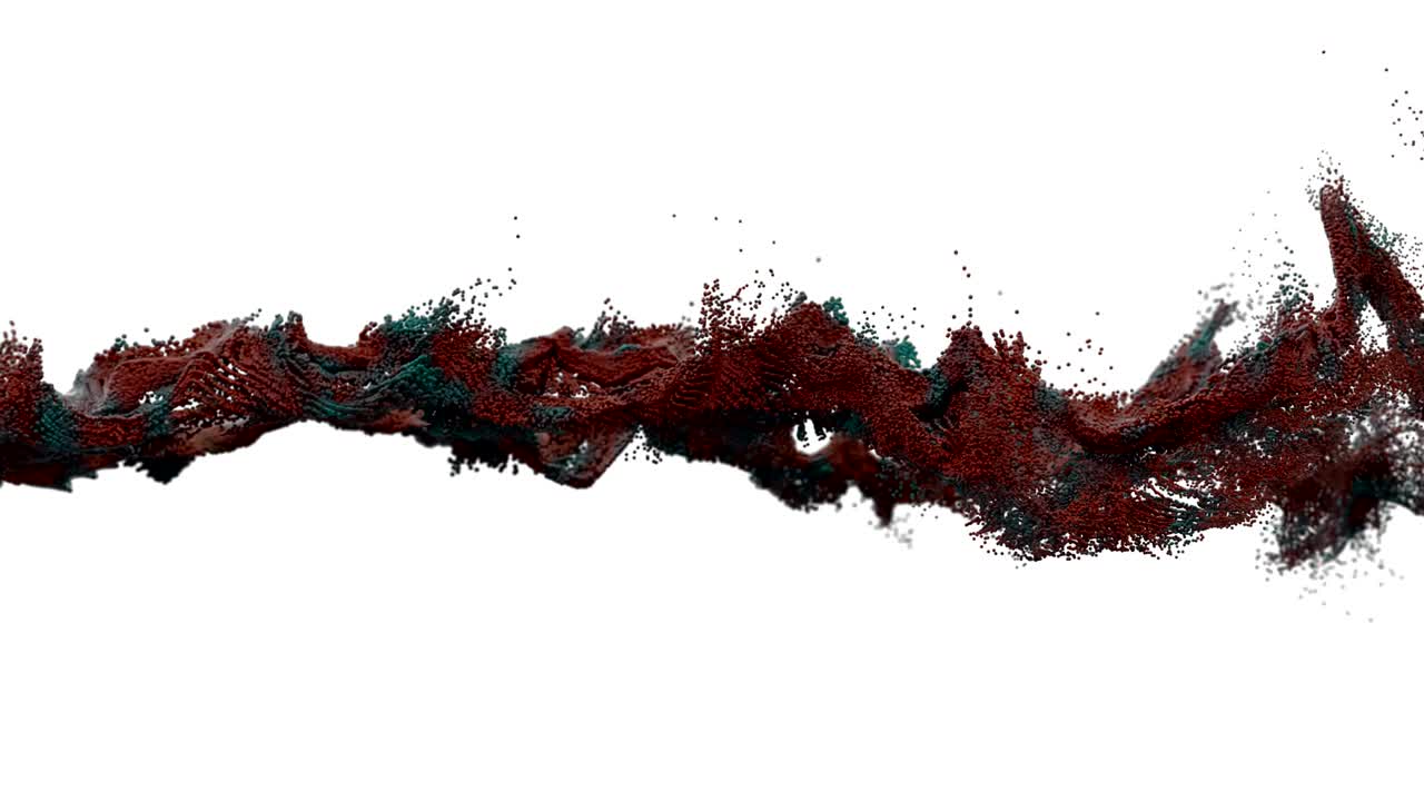 4k 모던 파티클 시레이션