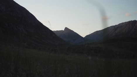 peaceful nature with ridges during daylight in lonketinden, senja, norway