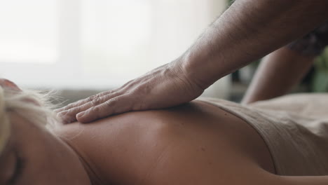 relaxing back massage