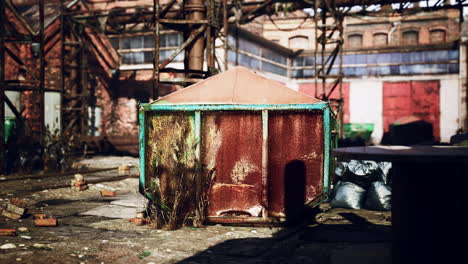 old chemical factory in eastern europe