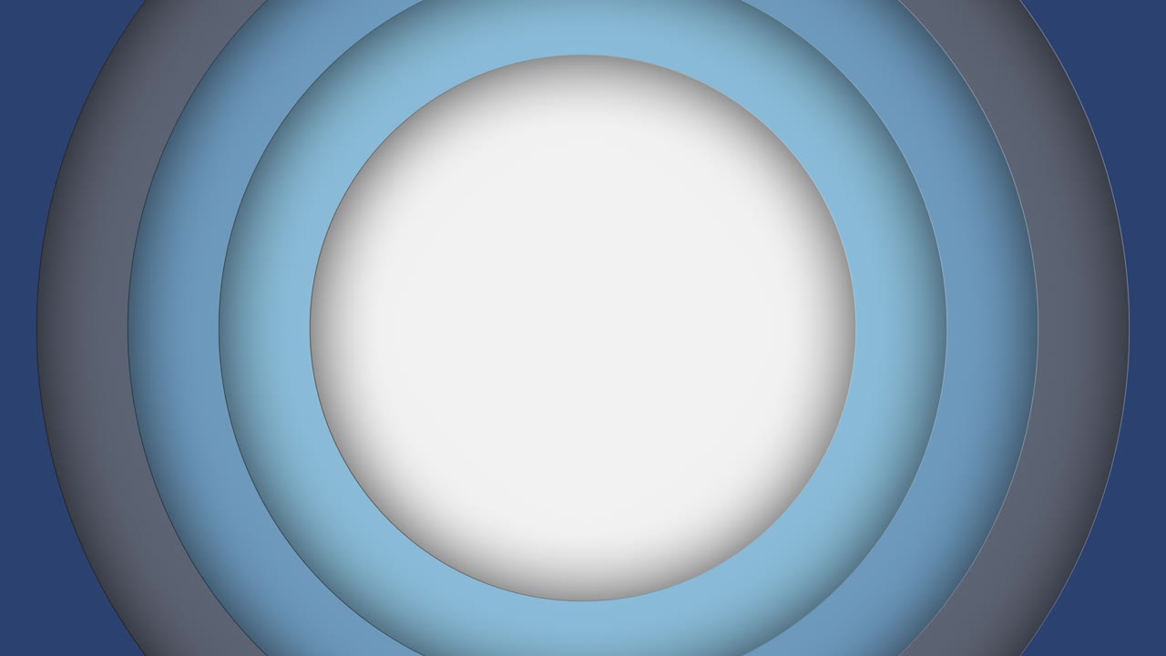 marco animado de varios círculos de diferentes colores