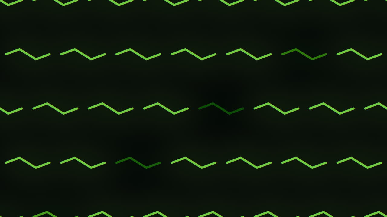 patrón de onda verde vibrante en el fondo oscuro