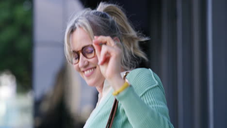 smiling woman portrait