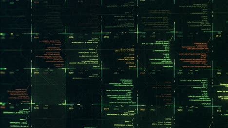 abstract computer code display