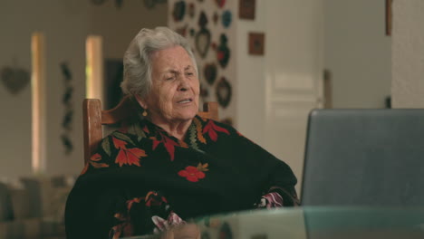 aged women having video chat