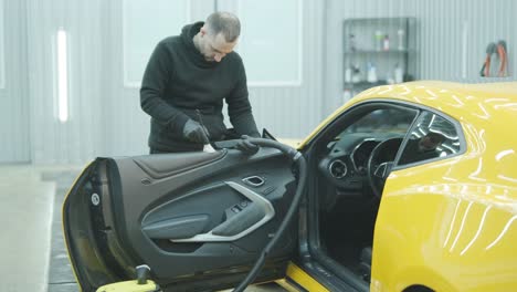 professional car detailing – washing, ceramic coating, and interior cleaning