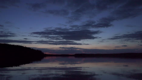 lake wiele at sunset