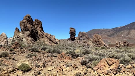 view of mount teide in teide national park, tenerife, canary islands, spain.

shot of the roque cinchado, symbol of tenerife, canary islands, spain