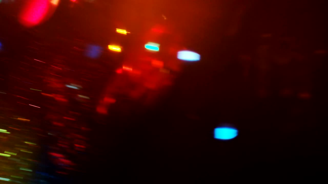 fugas de luz de la discoteca