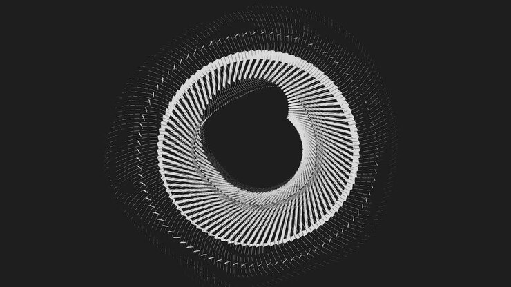 Abstract Background Physcedelic Geometric Tunnel VB