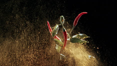 flying chili peppers