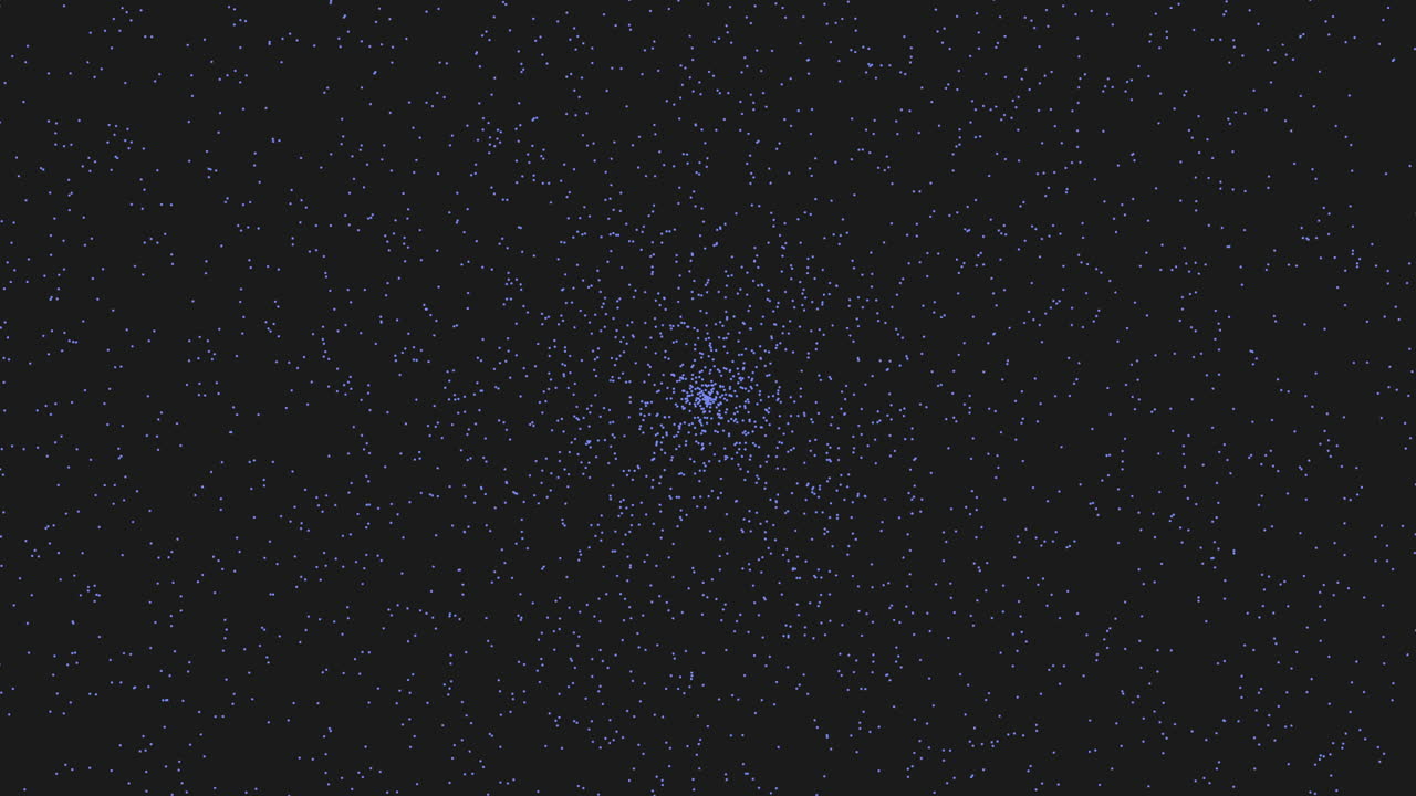 별이 가득한 밤, 우주적 화려함을 한눈에 볼 수 있다.