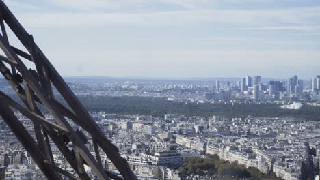 paris cityscape from the eiffel tower