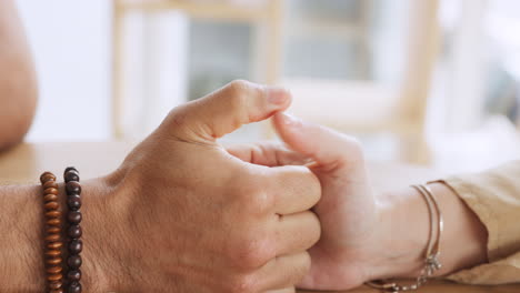 couple, battle and hand game with man