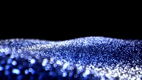 blue shiny moving glitter background abstract seamless vj loop particles alpha matte