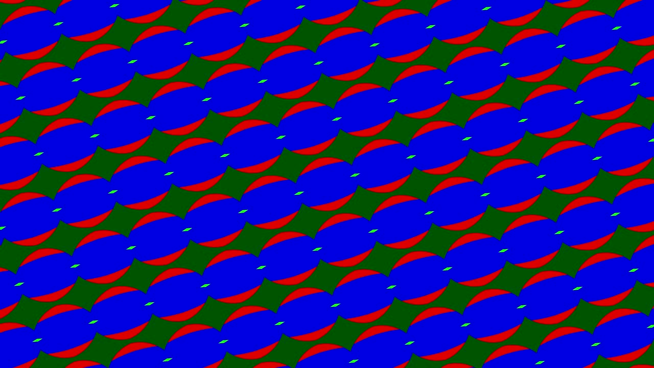 patrón gráfico que cambia de color a medida que gira hacia la izquierda