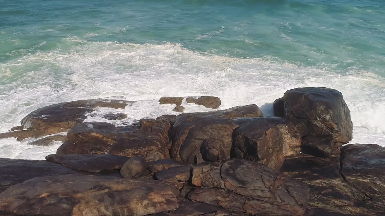 Aerial View Of Grumari Beach, Rio De Janeiro, Brazil Free Stock Video  Footage Download Clips