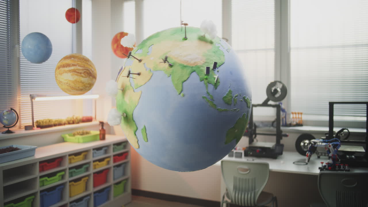 Earth Model for Studying Renewable Energy Technologies Science and Ecology