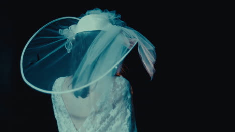 mysterious bride with lantern