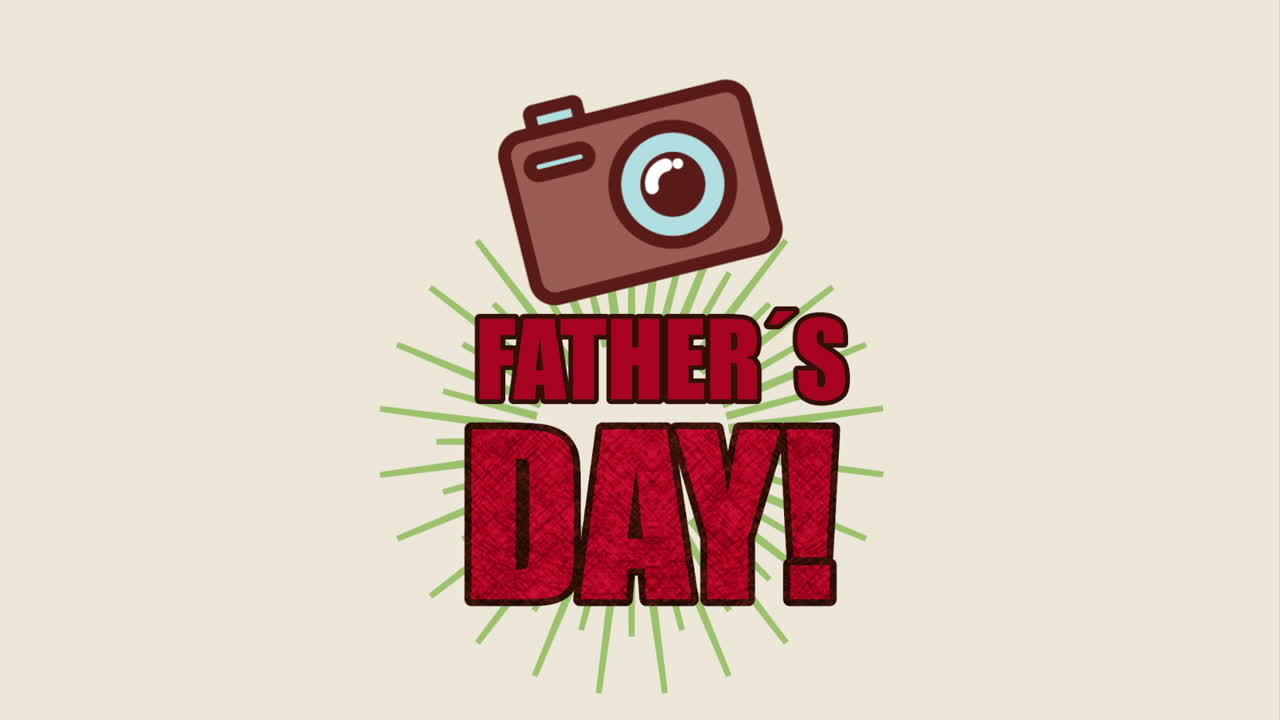 Diseño de feliz día del padre, Animación de video