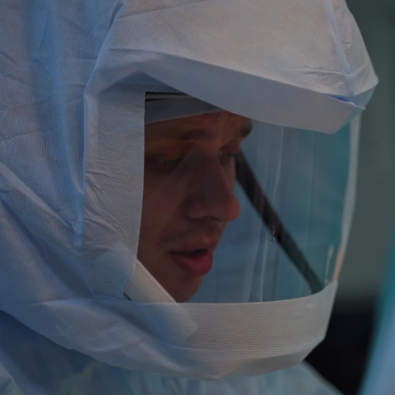 Portrait of surgeons at work