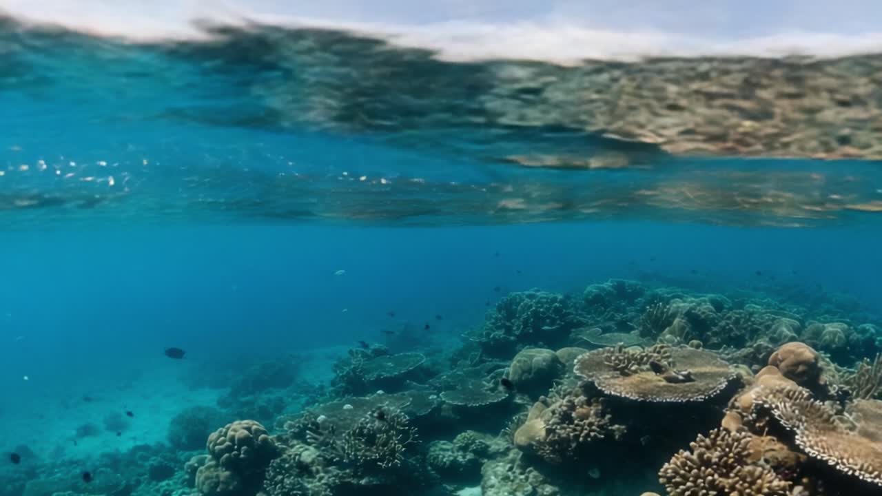 Exploring Vibrant Coral Reefs Beneath the Crystal-Clear Waters: A Breathtaking Underwater Adventure Through an Exquisite Marine Ecosystem