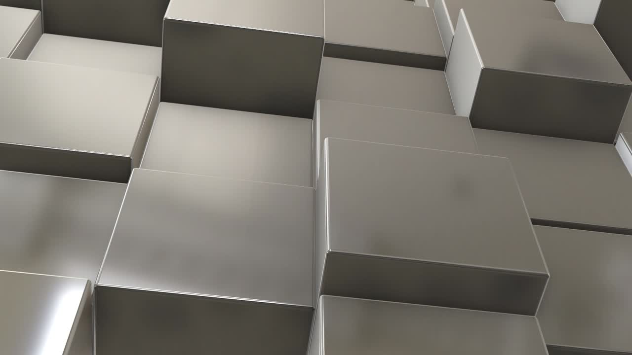 серебряный самолет разбивается на кубики