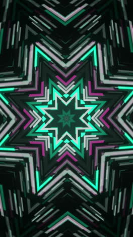 abstract geometric star pattern