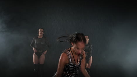 wet rain dance performance